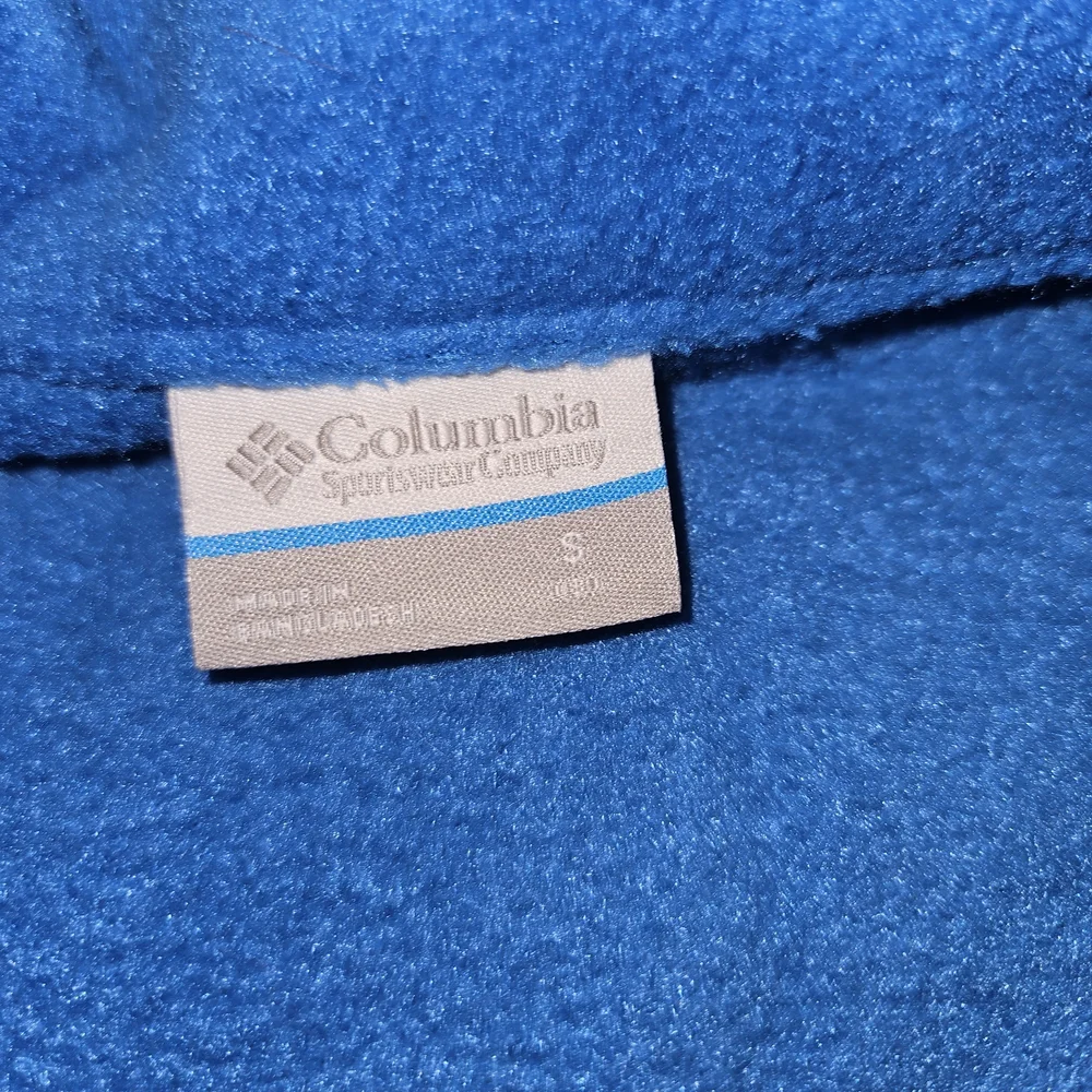 Columbia Kids Size Small 8 Vibrant Blue Fleece Jacket